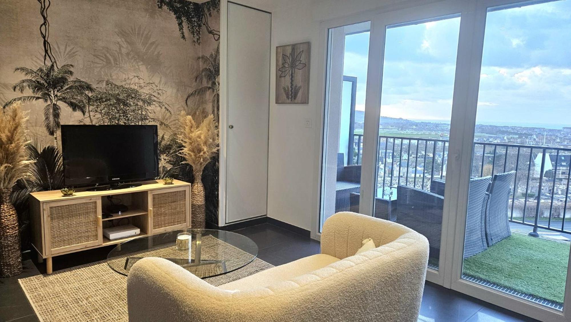 Superbe Appartement T2 Vue Mer Trouville-sur-mer Exteriör bild